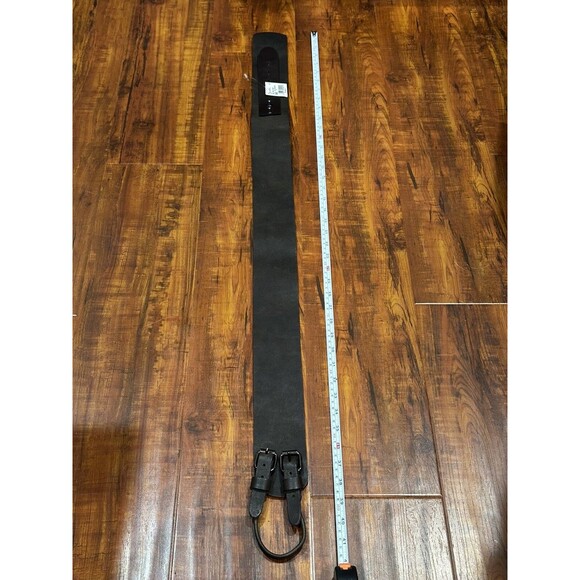 Töpfer Bavaria Women’s Dark Brown Belt with Leather Loop Closure Buckle - New!